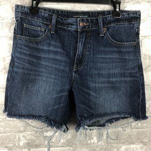 NWOT Lucky Brand cut off denim shorts 27